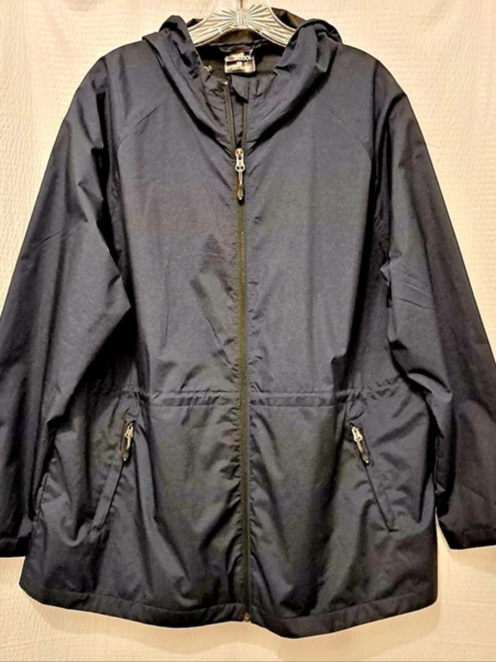 32 Degrees COOL Packable Rain Jacket Navy Size XL